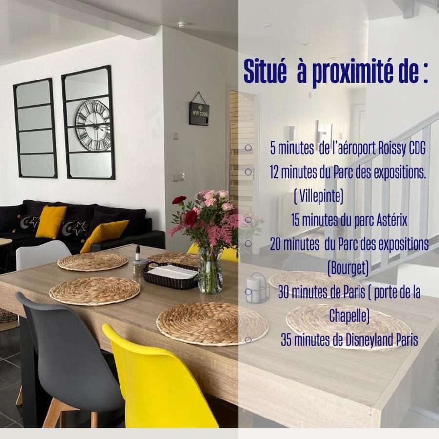 Maison entière 5 mn Roissy CDG/15 mn Parc Astérix - B&B