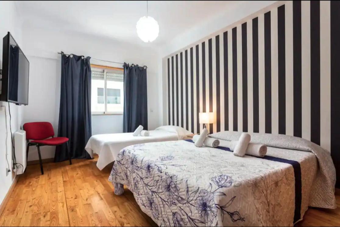 Dreibettzimmer mit Gemeinschaftsbad