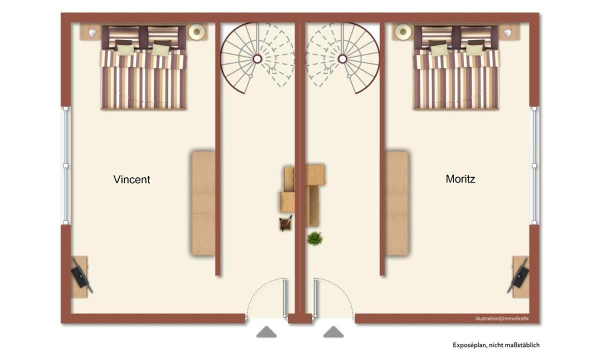 Haus Vier Freunde, Moritz - Chambres d’hôtes