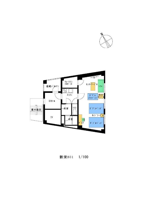 ケイアイコンホテルズ 新栄10階 - B&B
