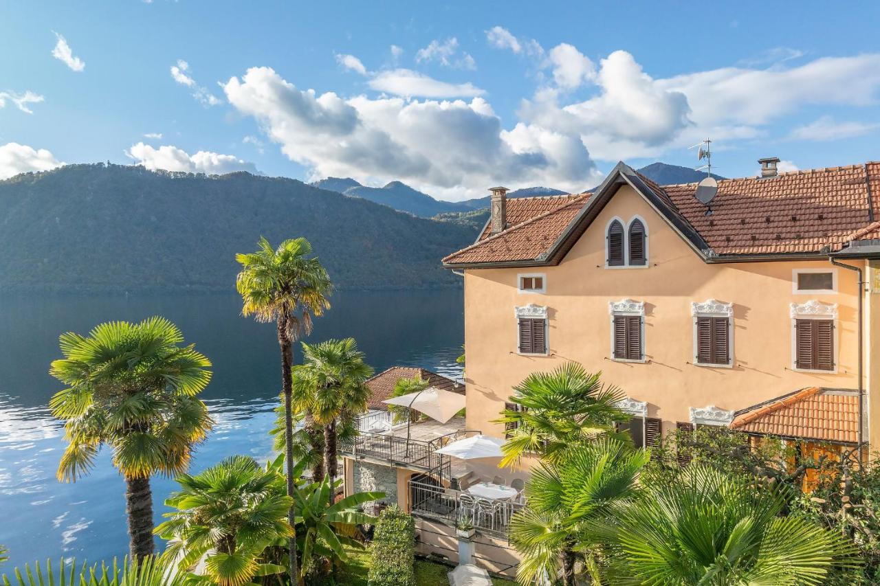 Casa delle Palme con terrazza sul lago e spiaggia - Ferienwohnung Pettenasco