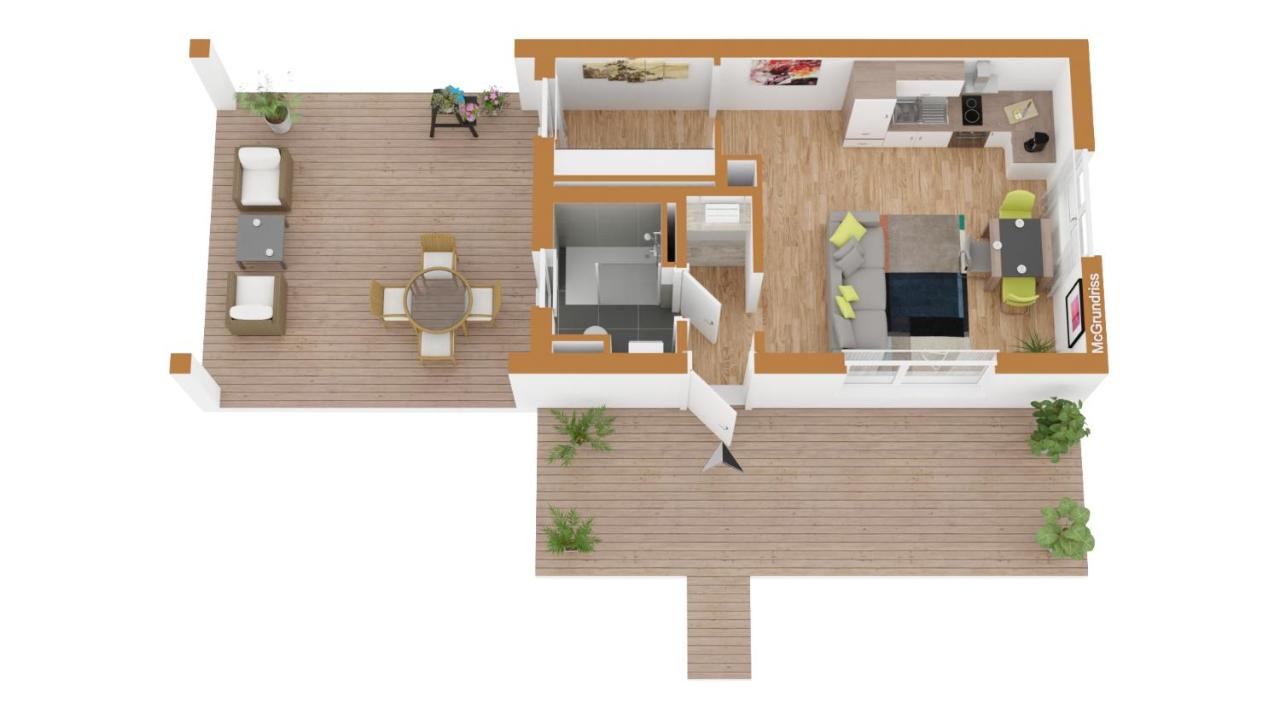 Ruhiger und renovierter Bungalow mit großem hundefreundlichem Garten zur Alleinnutzung - Chambres d'hôtes Remtengrün