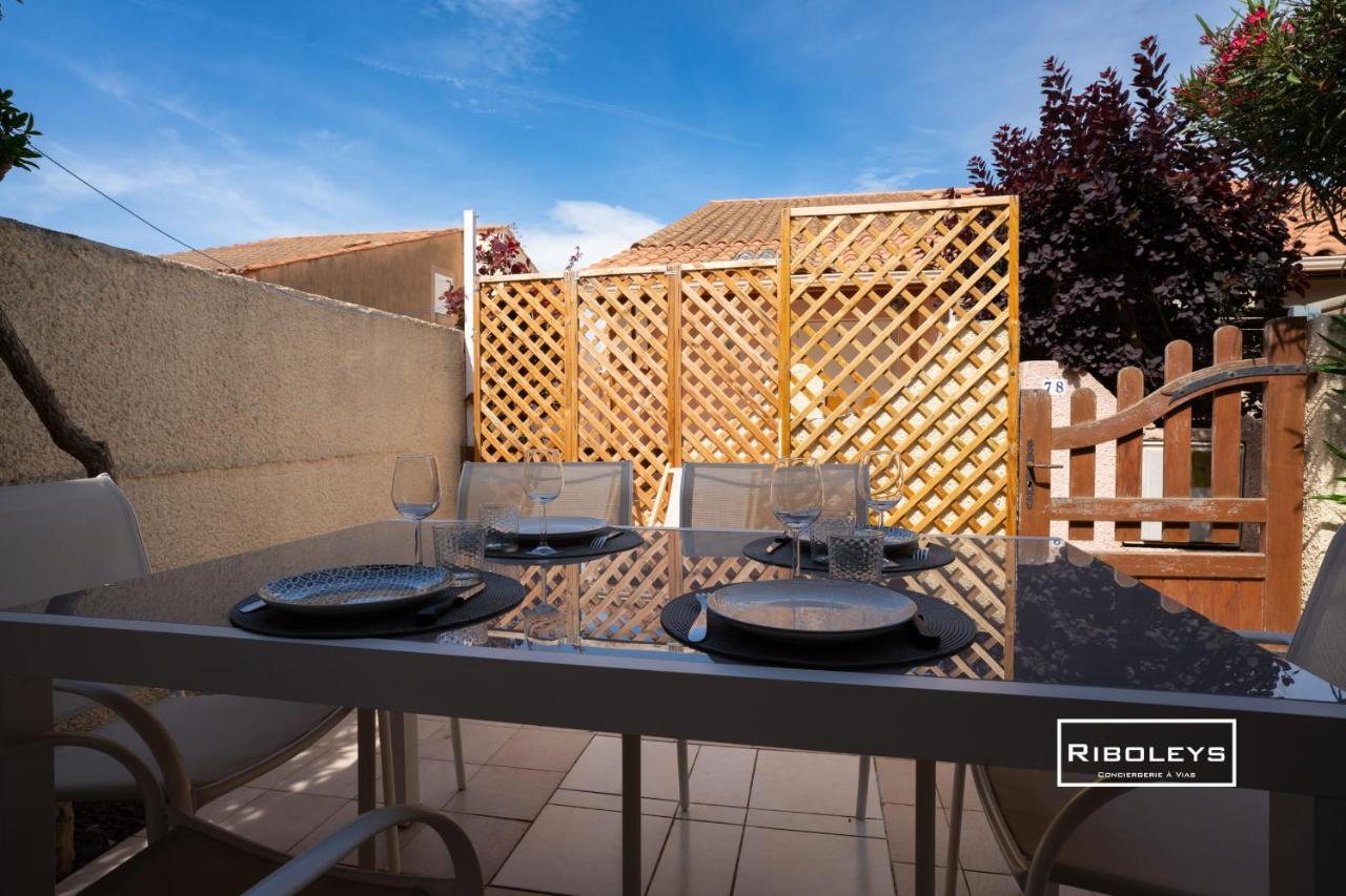 Riboleys - Maison avec WIFI et clim à 300m de la mer - B&B Vias