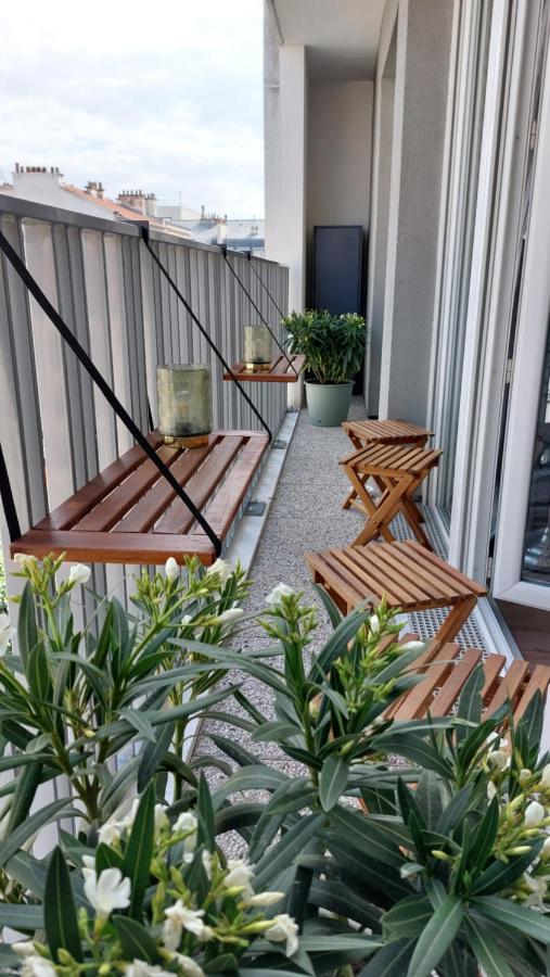 "STARRY in SO" 47m2, parking gratuit, rue calme et arborée, METRO 10 min, Stade de France 24min à pied - B&B Saint-Ouen