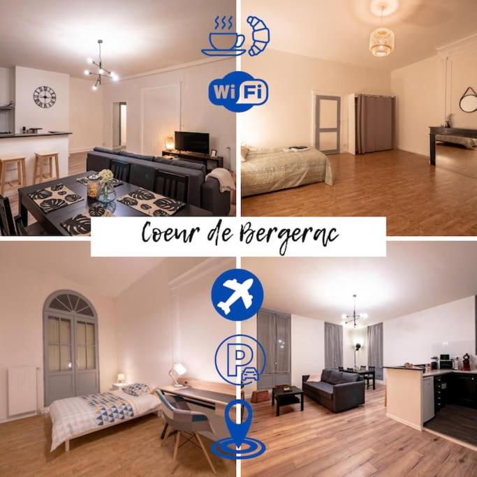 T3 lumineux - Vieux Bergerac - proche commerces - B&B Bergerac