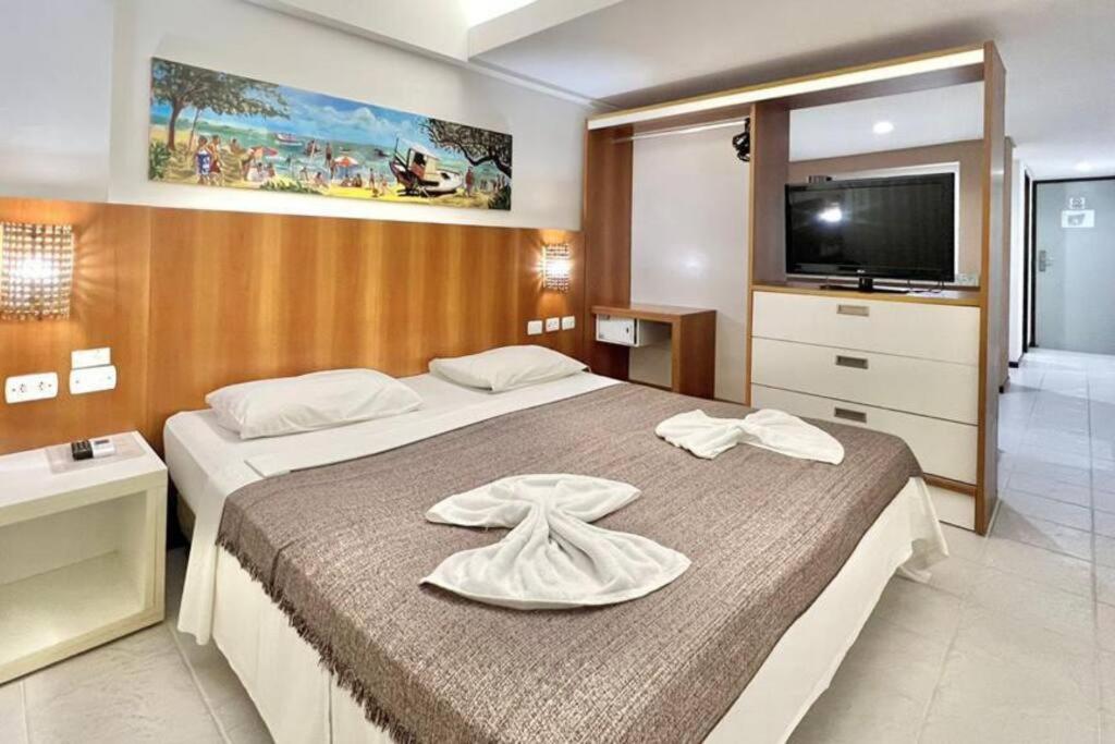 Apartamento Beira Mar centro Pipa com Piscina vista mar completo - B&B