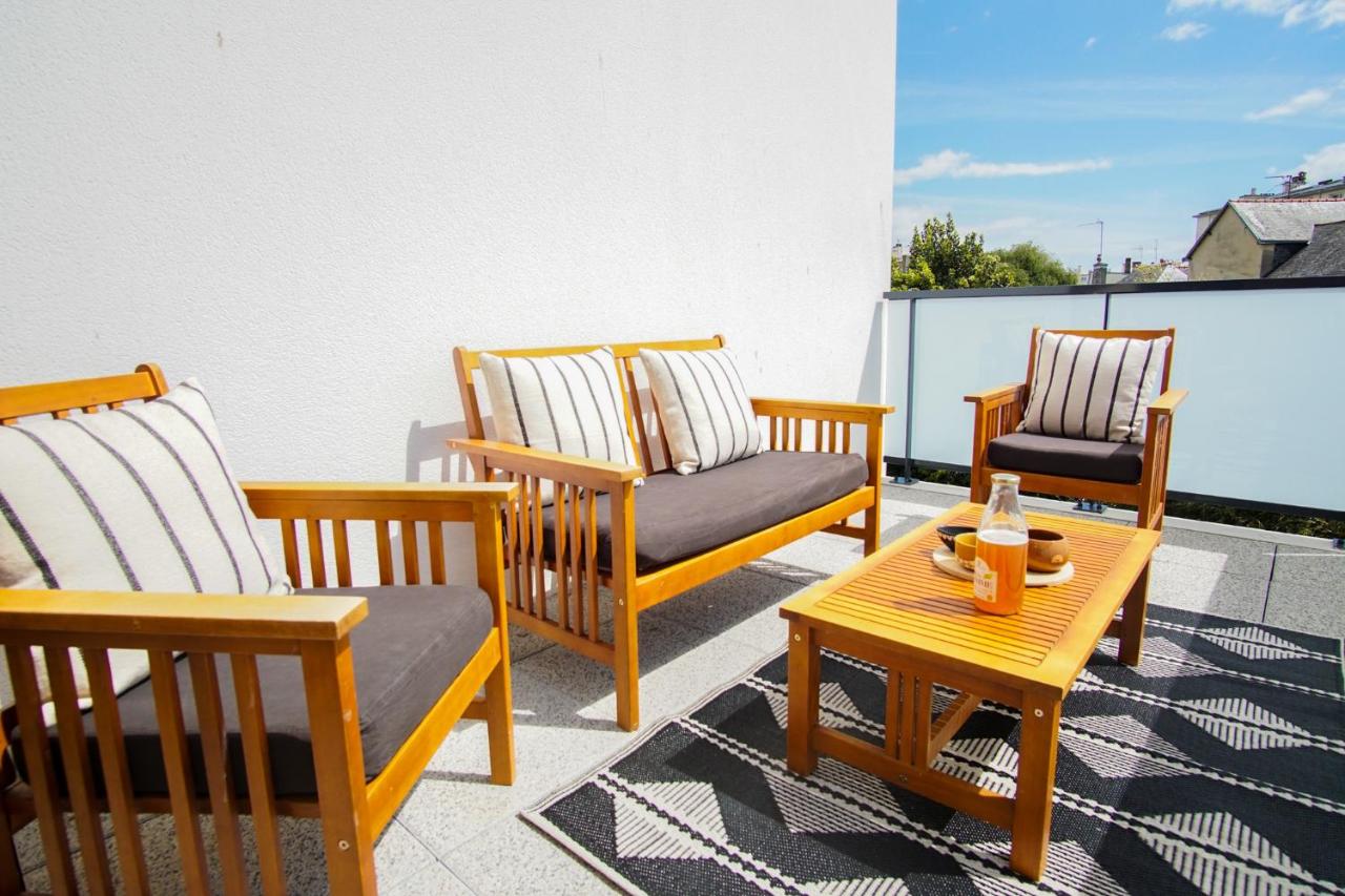 -SHELBY- T2 Arriere corniche parking et terrasse - Ferienwohnung Concarneau