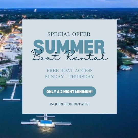 Lakefront Duplex With Pontoon Boat 3 Bed House - B&B Mount Dora