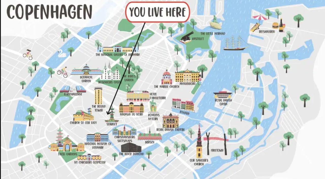 Central City Apartment on Best Location by Round Tower - B&B Copenhagen