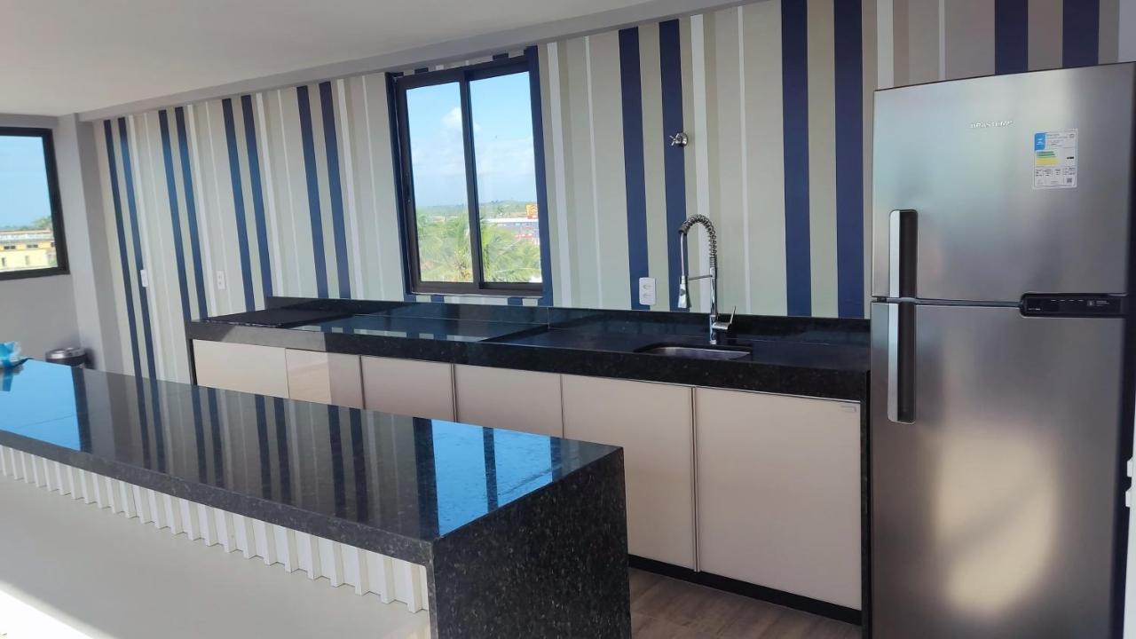 Flat 305 Porto Prime com Rooftop e Piscina - Bed and Breakfast Porto de Galinhas