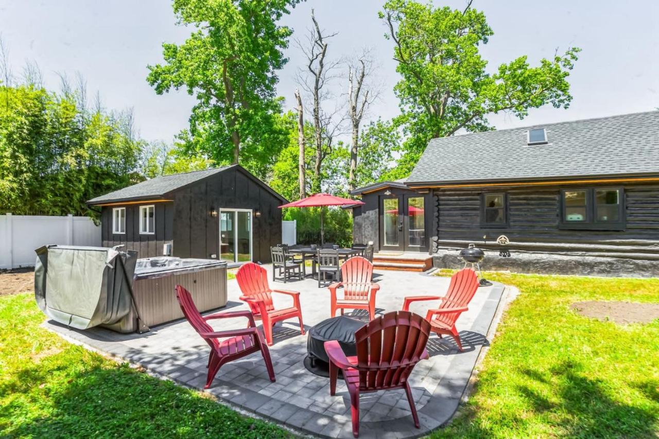 Modern Log Cabin at the beach with Hot Tub, Game Room and Fire Pit - B&B Del Haven