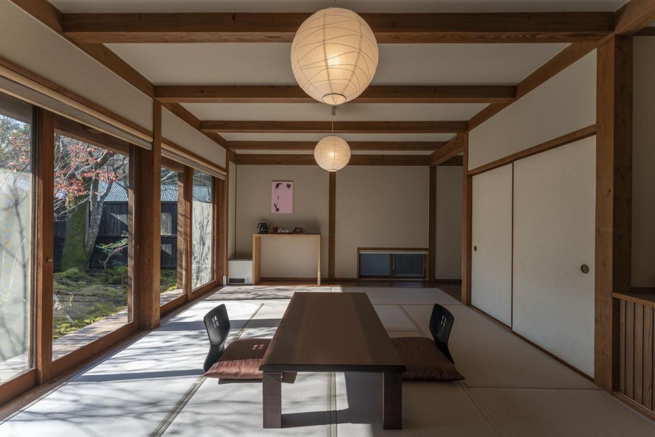 Chambre Quadruple de Style Japonais avec Baignoire en Plein Air