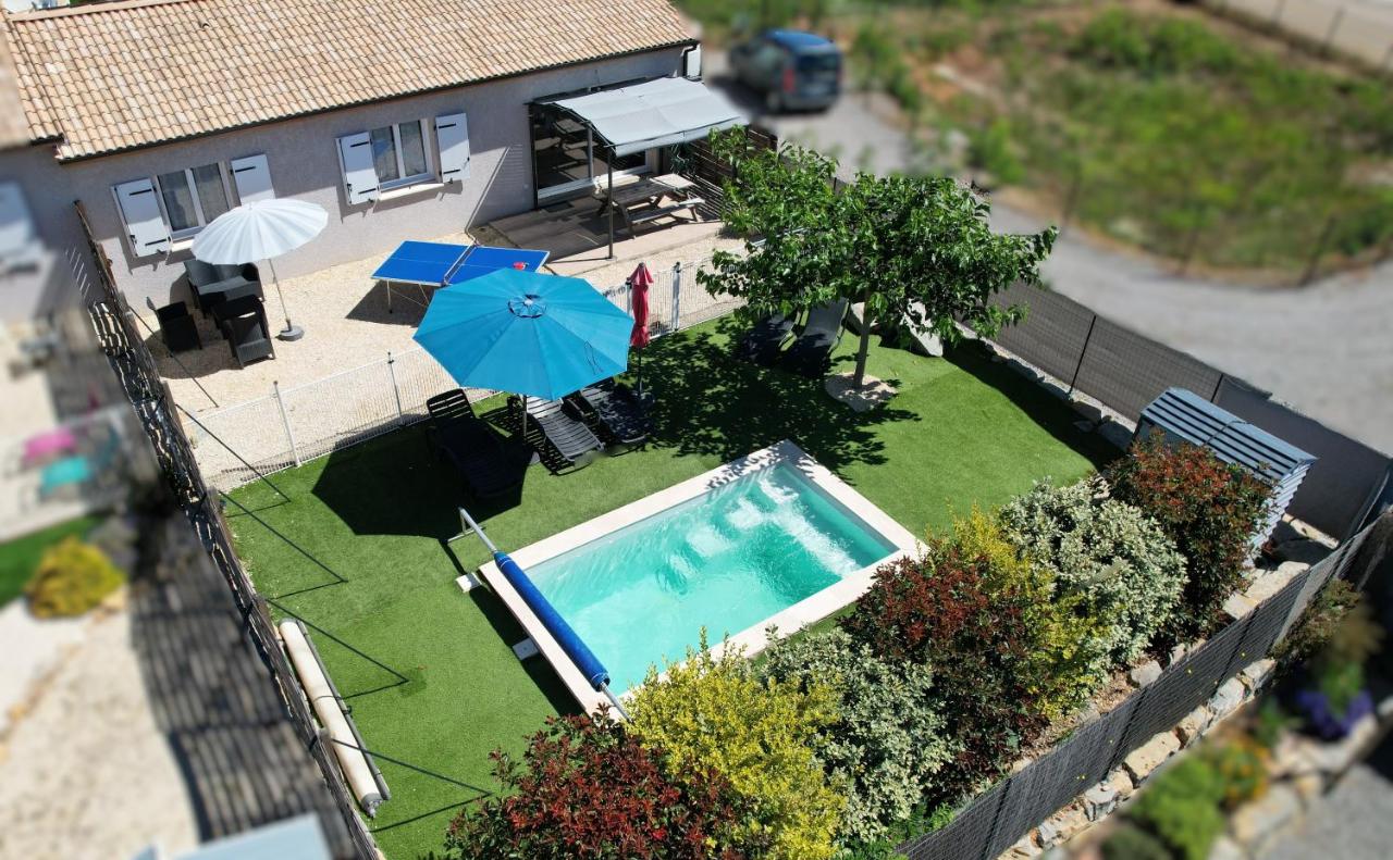 En Ardèche, gîte L'Odyssée climatisé avec sa piscine privée et chauffée - Chambres d’hôtes