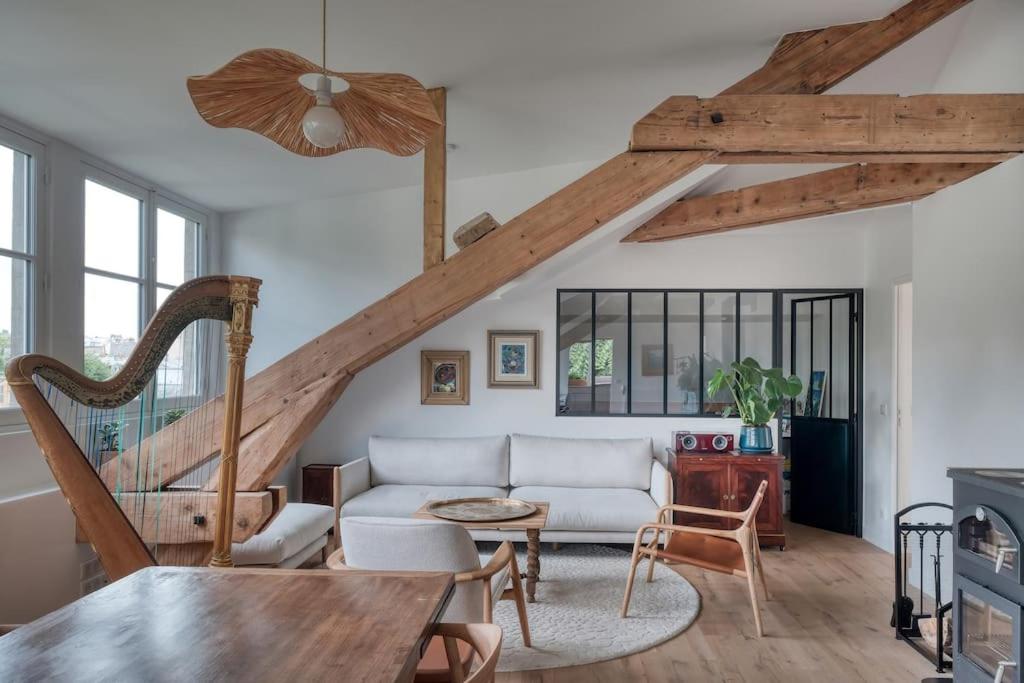 Les Robinsons de Versailles, central et verdoyant - B&B