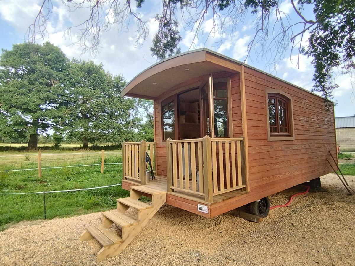 Roulotte tout confort à la ferme - Ferienwohnung