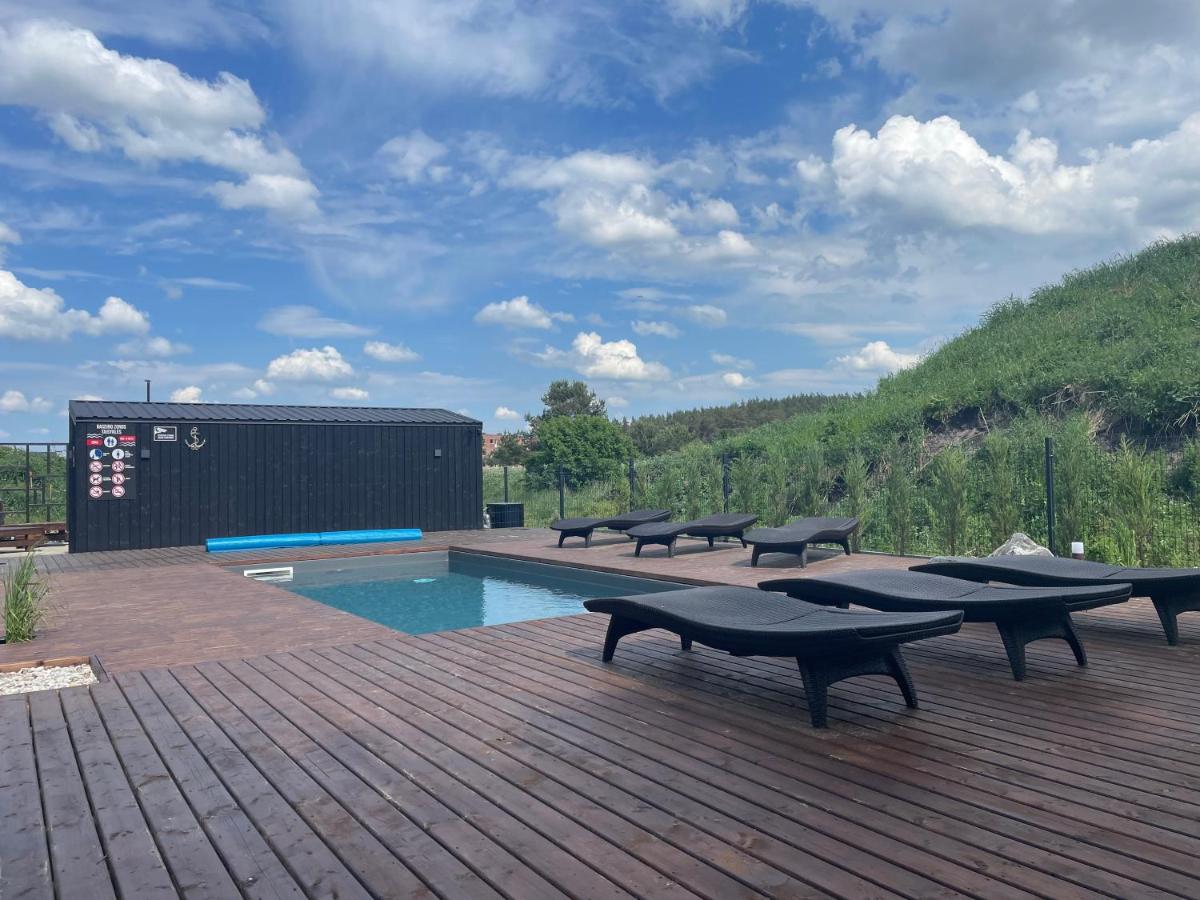 Apartamentai Monciškėse su šildomu baseinu ir terasa - B&B