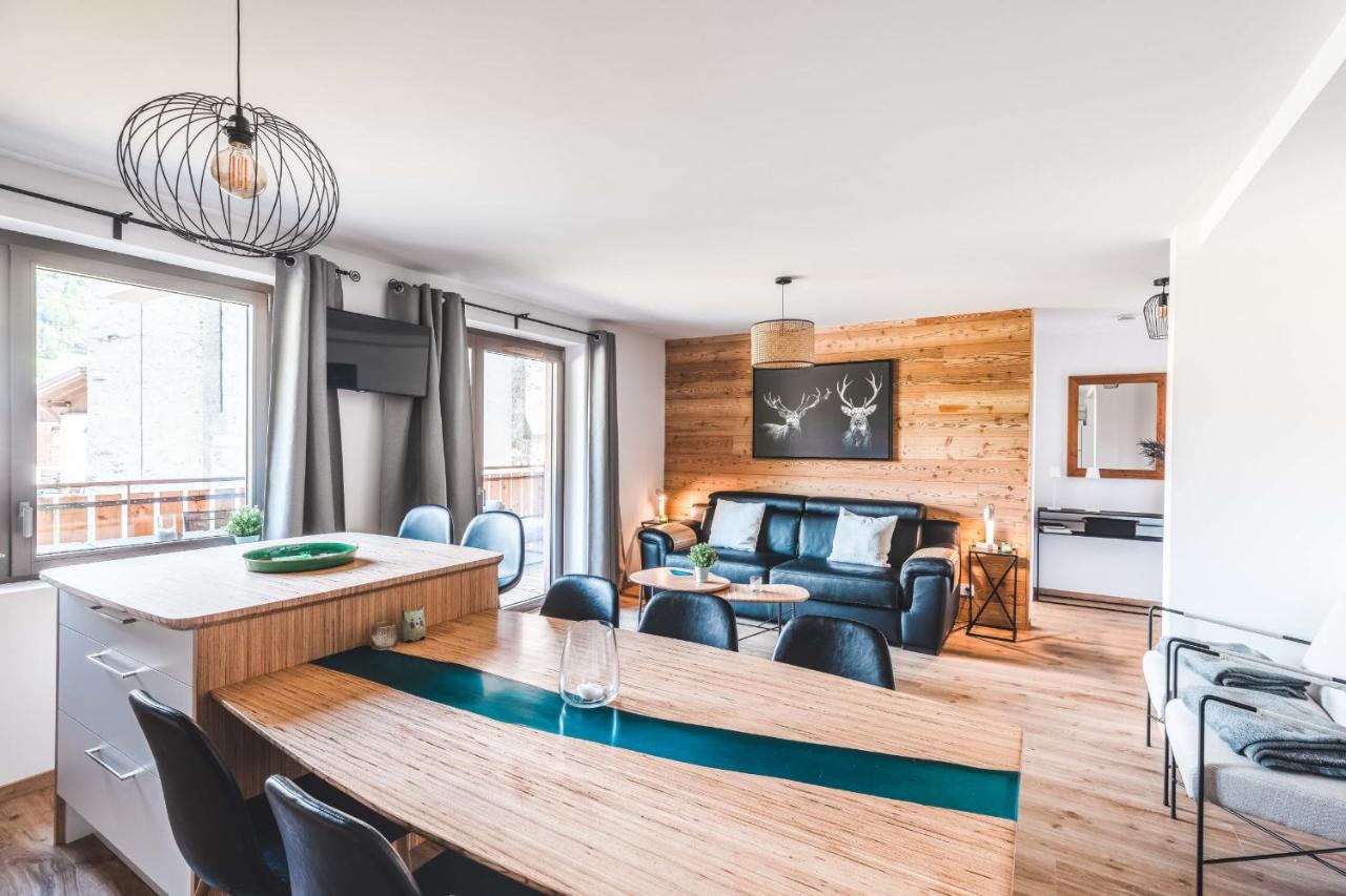 Flat le Renne Blanc - In the center of Praz-sur-Arly - B&B