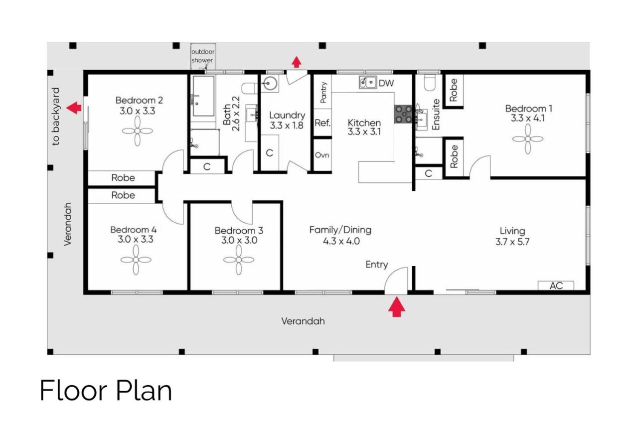 Dromana Family Haven - Newly Renovated on Quiet Street - B&B Dromana