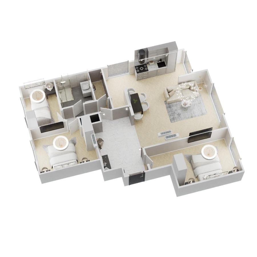 Three-Bedroom Apartment