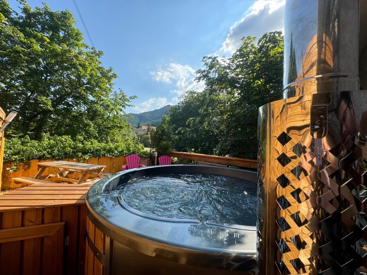 Gîte au Manoir des Sens avec bain nordique jacuzzi - Chambres d’hôtes Bergheim