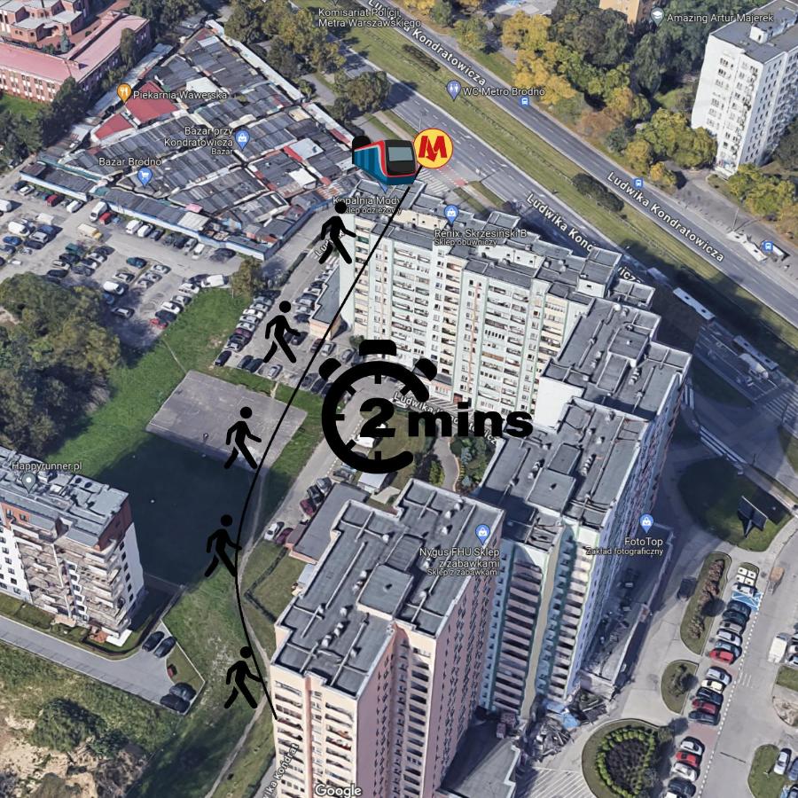 Ostoja Metro Bródno - B&B Warsaw