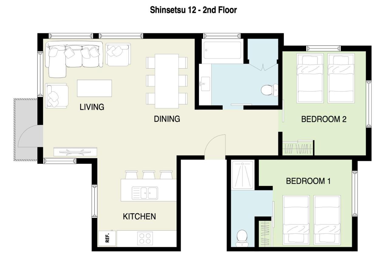 Two-Bedroom  Two-Bathroom Apartment