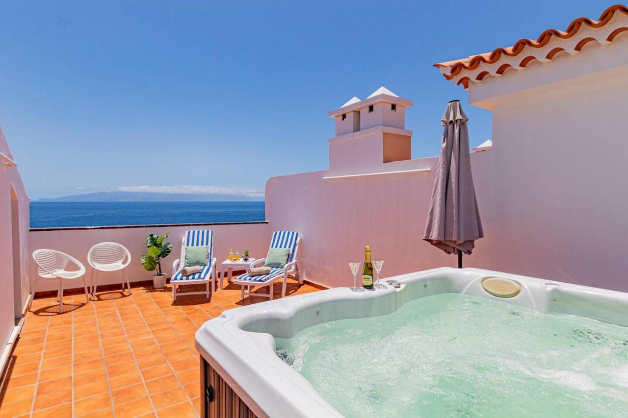 Penthouse Apt With Jacuzzi By Dream Homes Tenerife - Ferienwohnung Puerto de Santiago