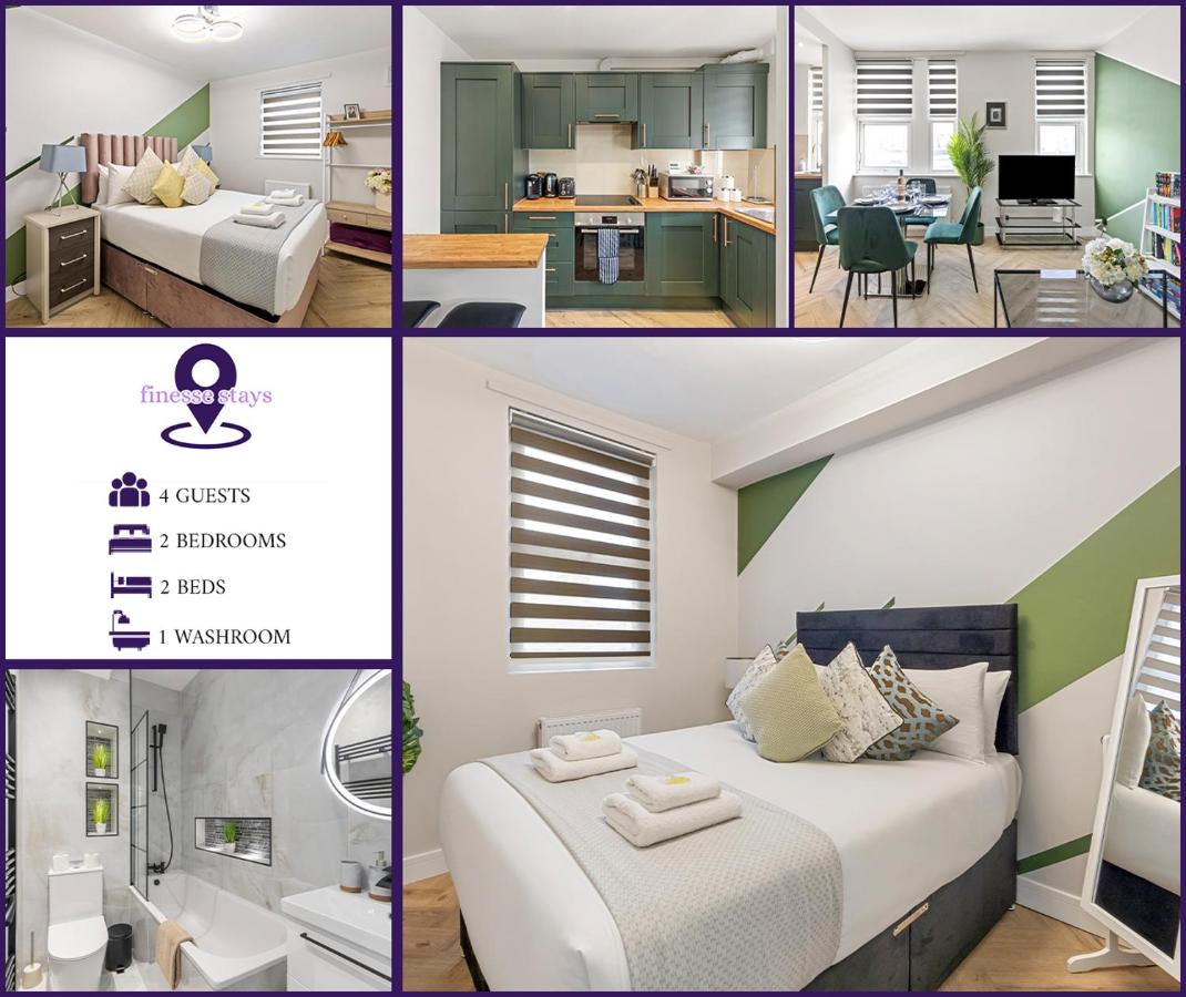 Last-Minute Specials ! Last Chance l Lavender Hill l Exclusive Deal on 2 Bedroom, High Spec Luxury Flat By Finesse Stays Short Lets & Serviced Accommodation London With Free WiFi - B&B London