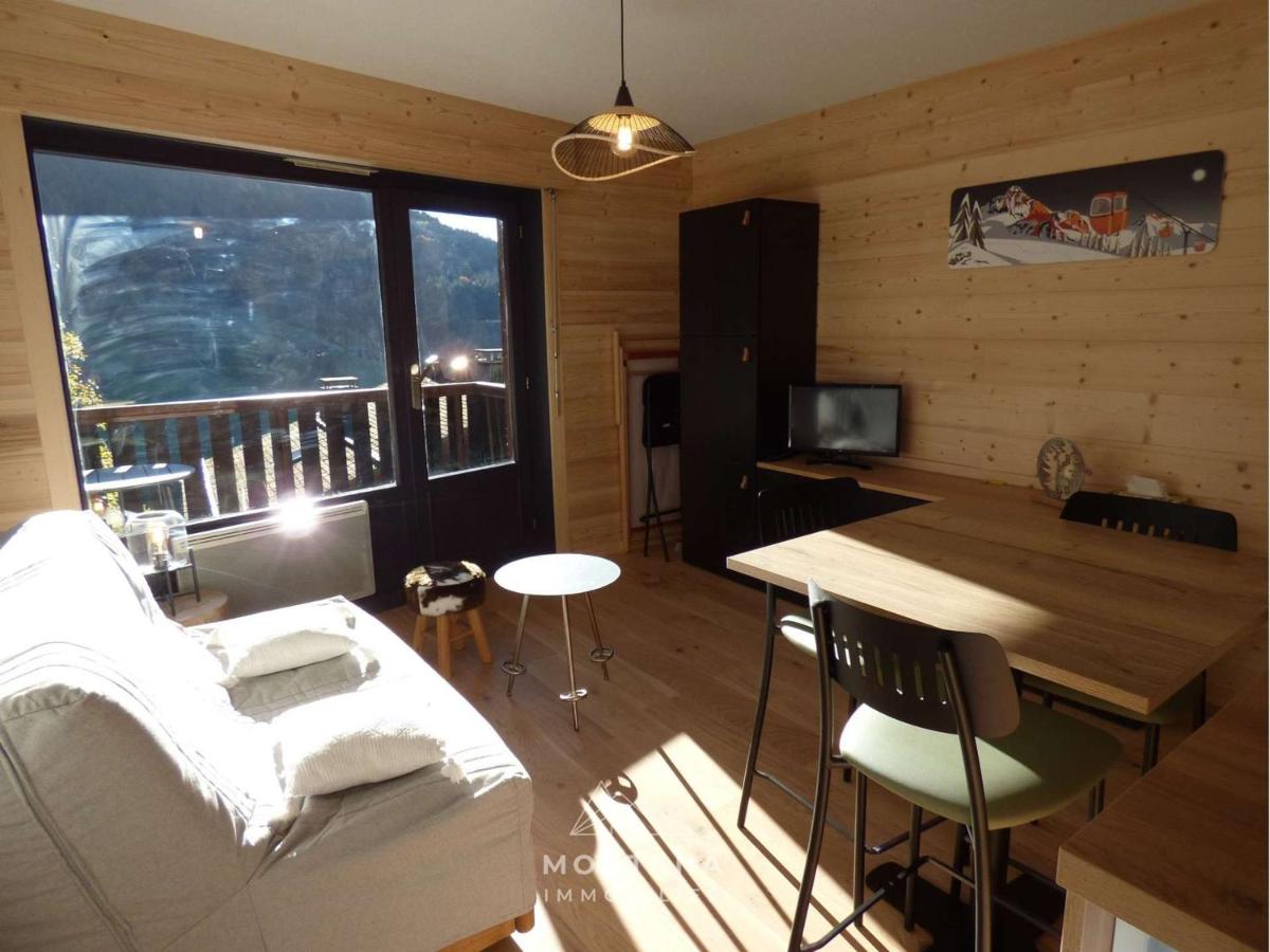 Studio rénové pour 4 au Grand-Bornand, balcon, casier à ski - FR-1-458-194 - Chambres d'hôtes Le Grand-Bornand
