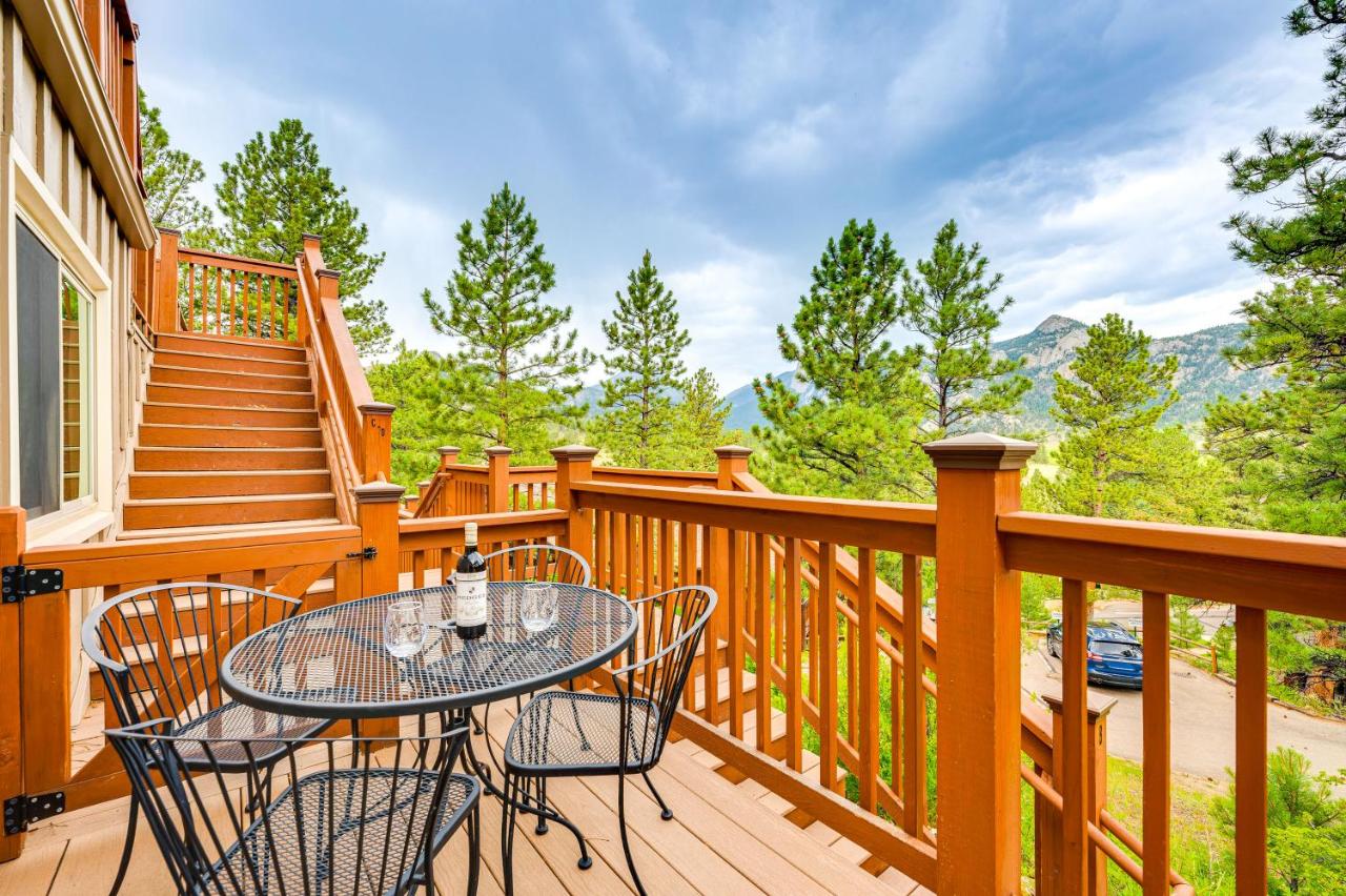 Estes Park Condo with Deck and Views about 3 Miles to RMNP - B&B Estes Park