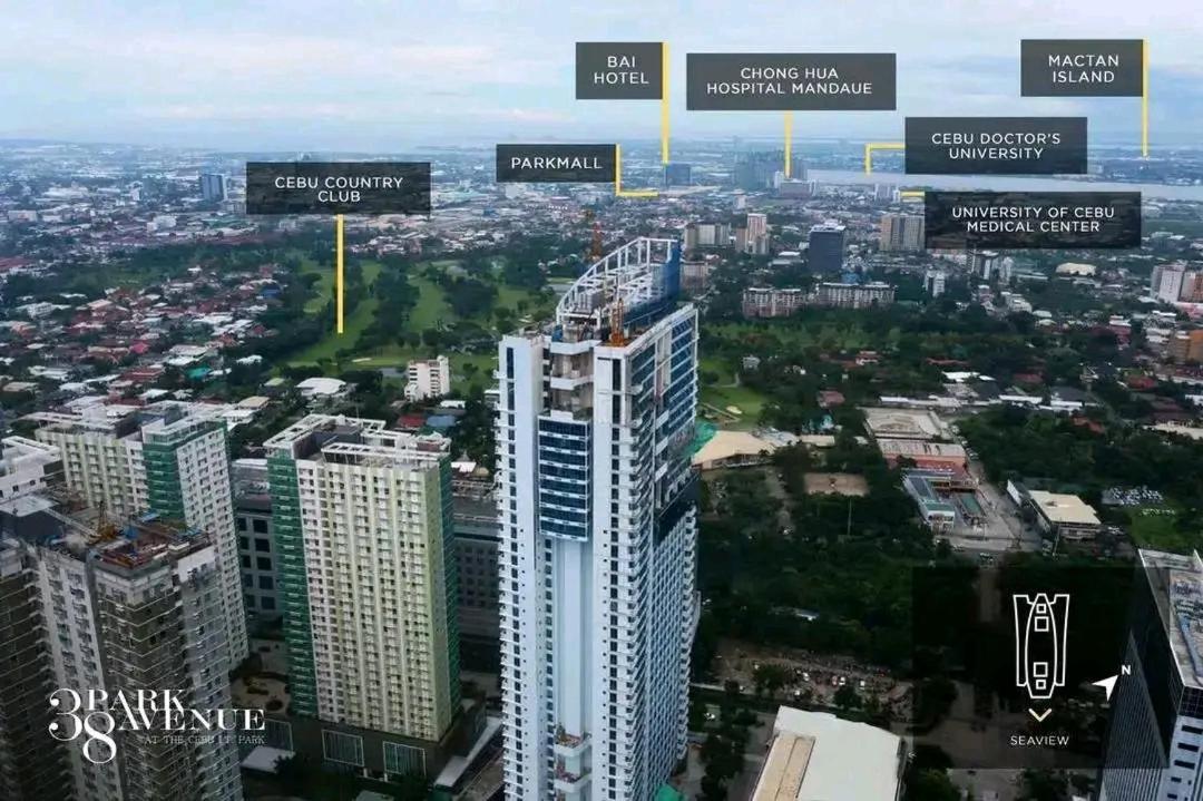 Prime location Studio Condo with SOFA Bed at 38 Park Avenue inside IT Park Cebu - B&B