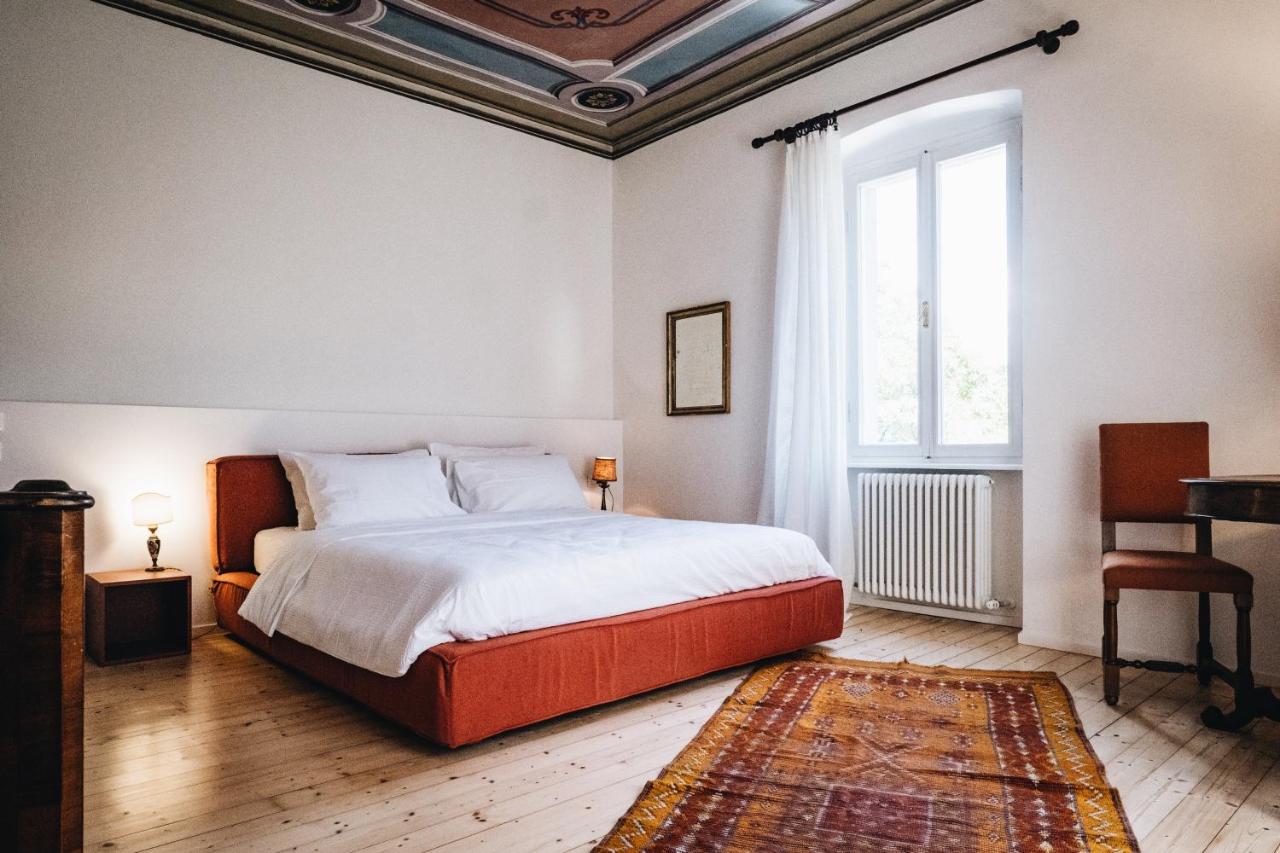Dreibettzimmer mit Bergblick