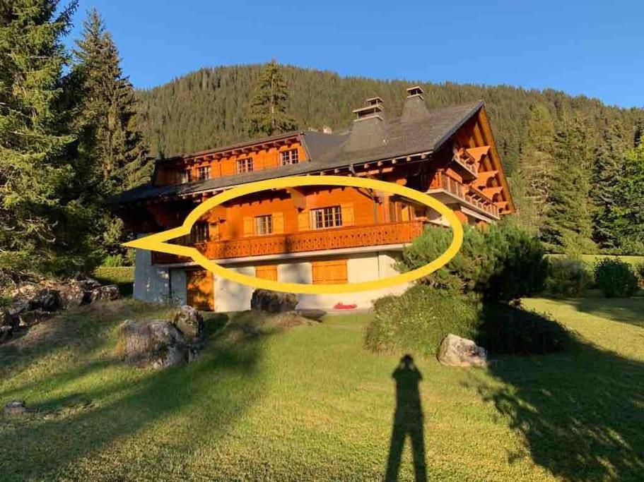 Magnifique chalet appartement à Villars, vue sur les alpes - Bed and Breakfast