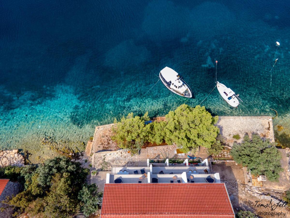 New seafront apartments in Skrivena Luka - B&B