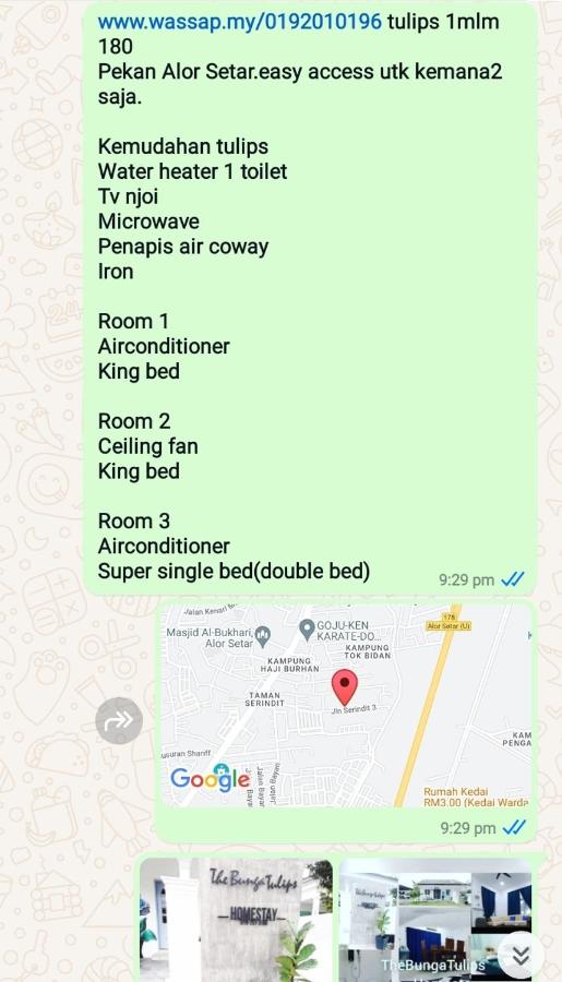 TheBungaTulipsHomestay - Bed and Breakfast Alor Setar