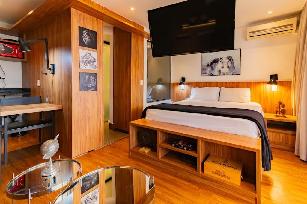 Flat moderno dentro de predio incrível no Itaim - B&B São Paulo