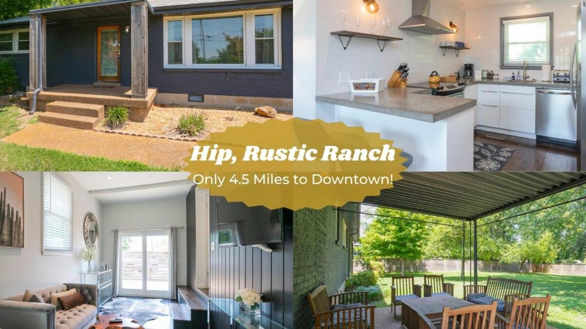 Hip Rustic Ranch Style Home in East Nashville - B&B