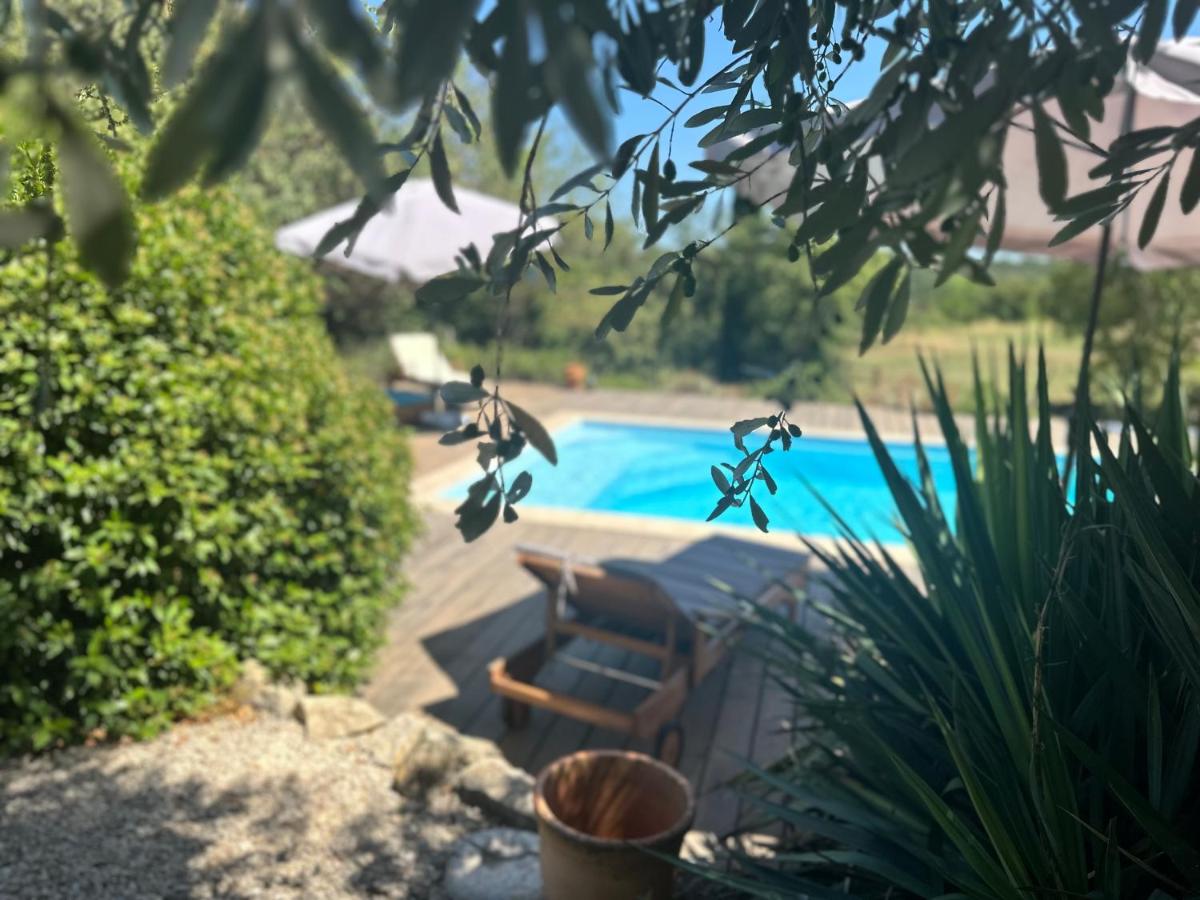 BERGERIE rénovée avec piscine chauffée et terrain clôturé - Chambres d'hôtes Vallérargues