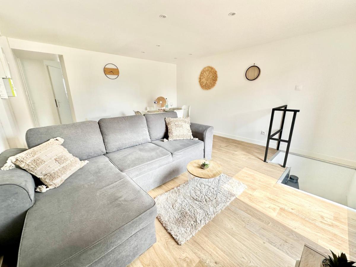 Le Ludique, duplex moderneavec Netflix - B&B