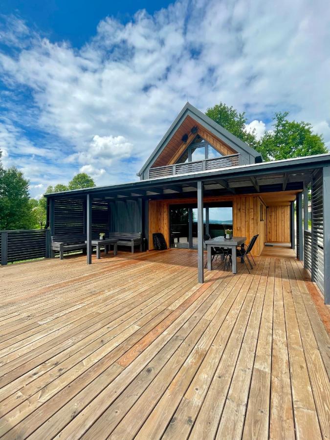 Stodoła Na Kresach - widokowy domek drewniany, całoroczny JACUZZI & SAUNA - B&B Bodzentyn