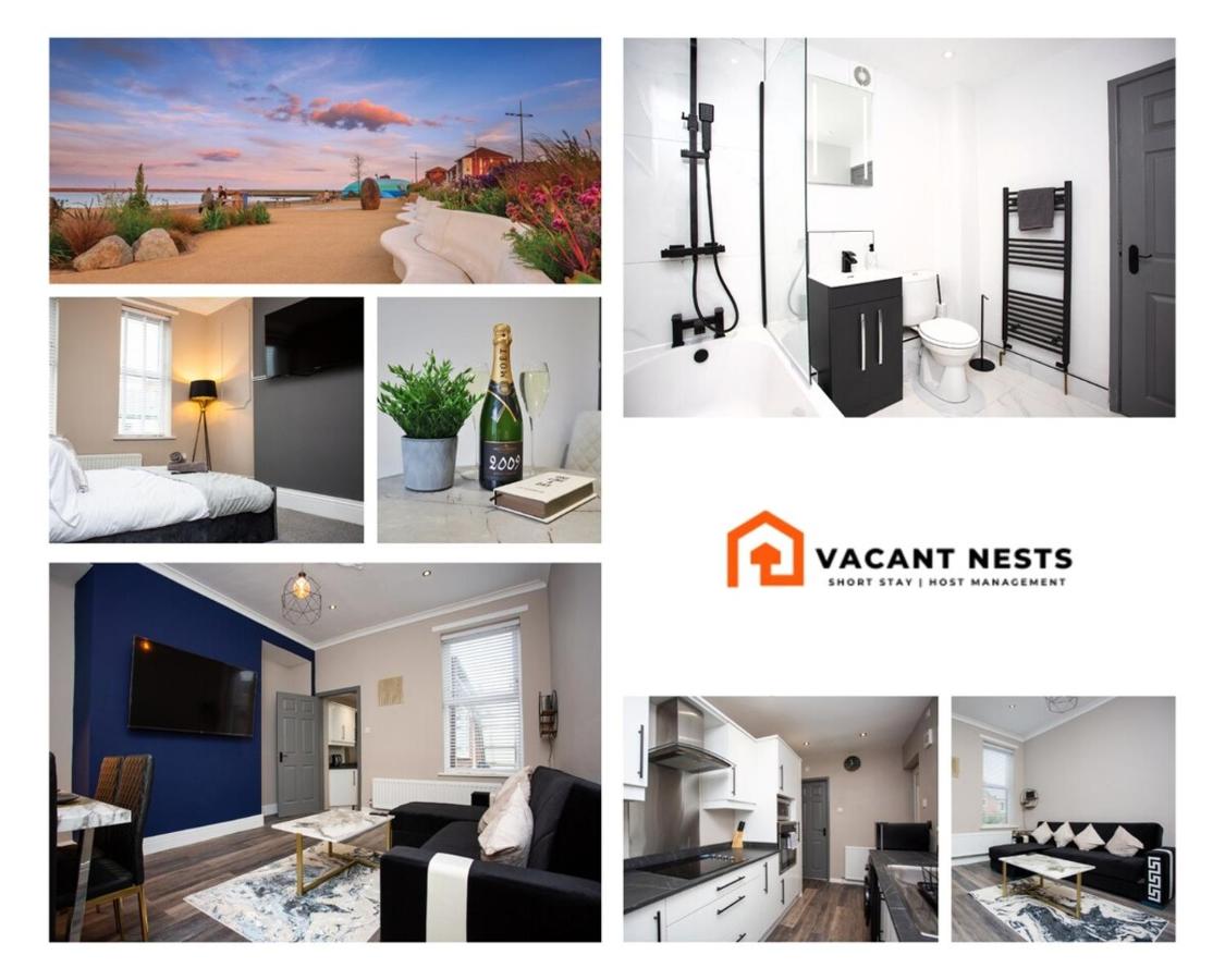 Heart of South Shields Modern Interior 2 Bed Flat - Bed and Breakfast Wissett