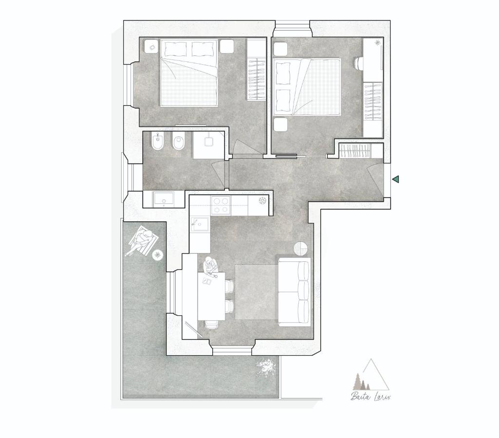 Apartment mit 2 Schlafzimmern