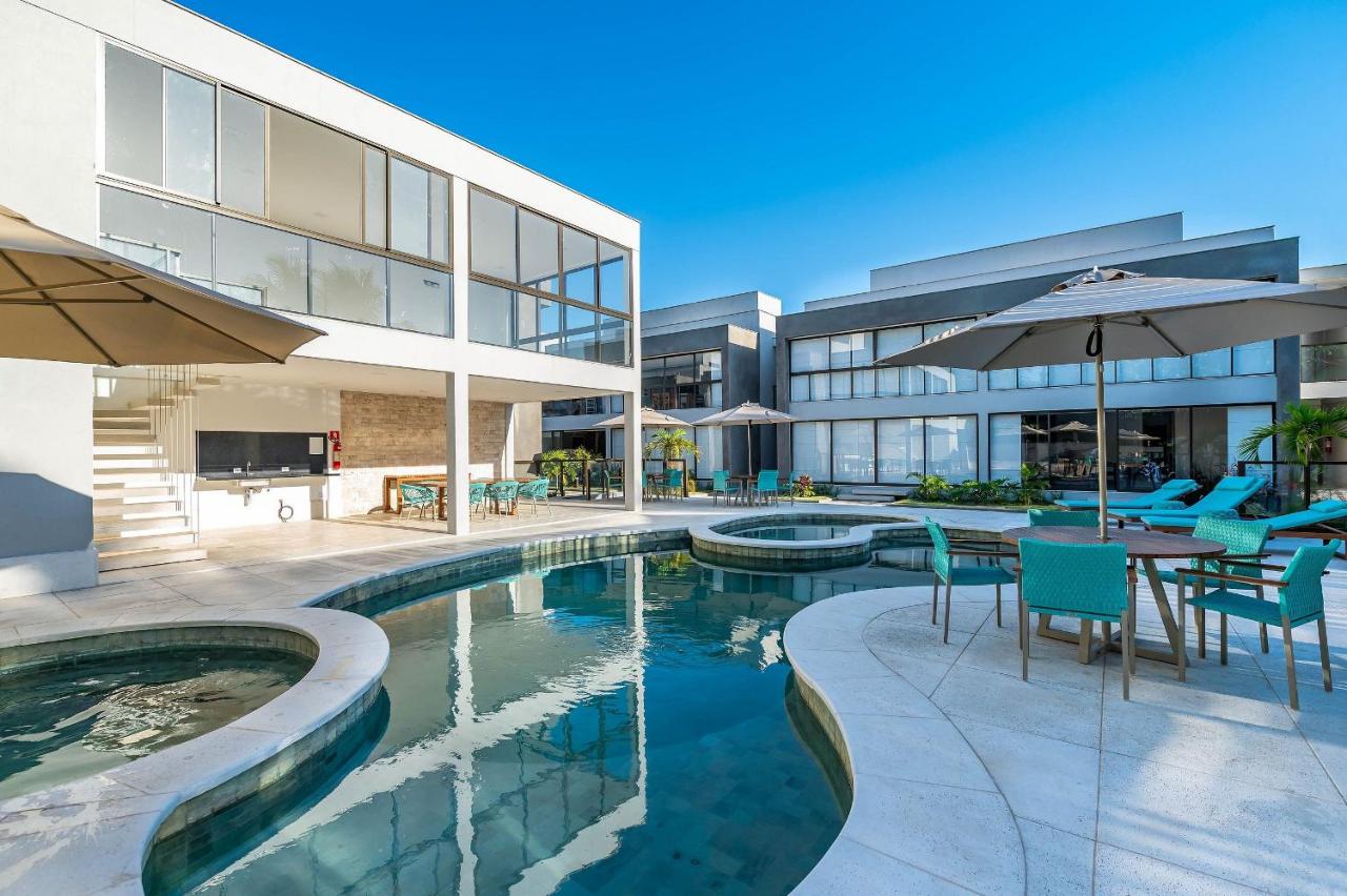 Perfeitos para família! Pé na areia com 2 suítes na Praia do Mutá! - Chambres d’hôtes Barra Grande