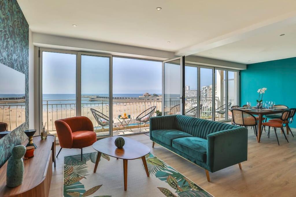 Logement d'exception, vue mer, au pied de la plage - B&B