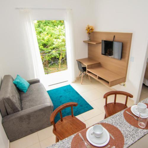 One-Bedroom Apartment with Garden View