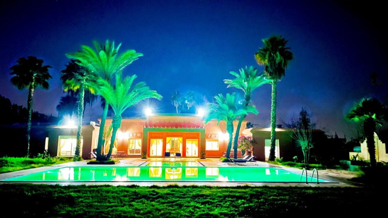 Villa Rayan Marrakech secteur Palmeraie dans Propriété de 2 hectares avec jardin arbres fruitiers - Chambres d'hôtes Marrakech