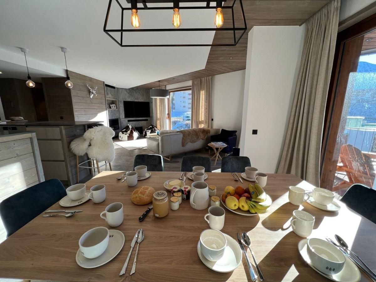 Penthouse élégant à Tignes Lavachet, 4 chambres, WiFi, 8 personnes - B&B Tignes