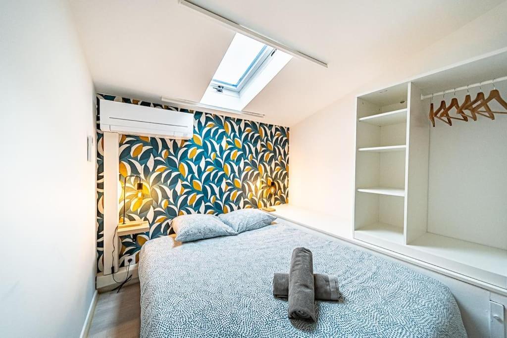 "Le Monstera" T1 20m2 Duplex Clim Prox Gare Métro - B&B Villeurbanne