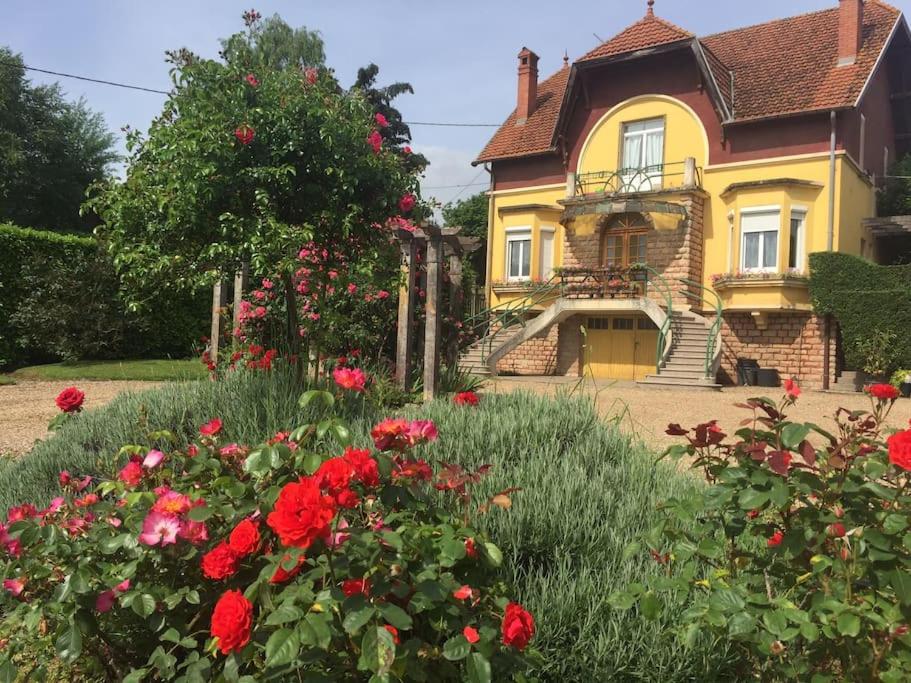 Bourgogne grande maison avec jardin à la française - Ferienwohnung