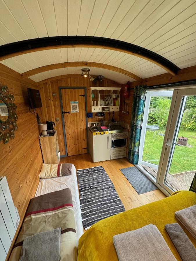 unique sheperds hut private hot tub, ensuite & kitchenette - Ferienwohnung Clodock